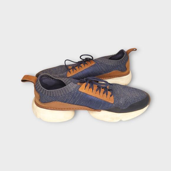 Mens Cole Haan Zerogrand All-Day Stitchlite Trainers Blue & Brown Sneakers 11M - Picture 9 of 11